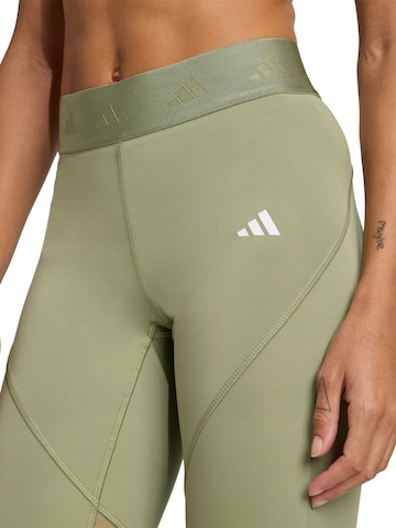 ADIDAS PERFORMANCE Skinny Sports trousers 'Hyperglam' in Green