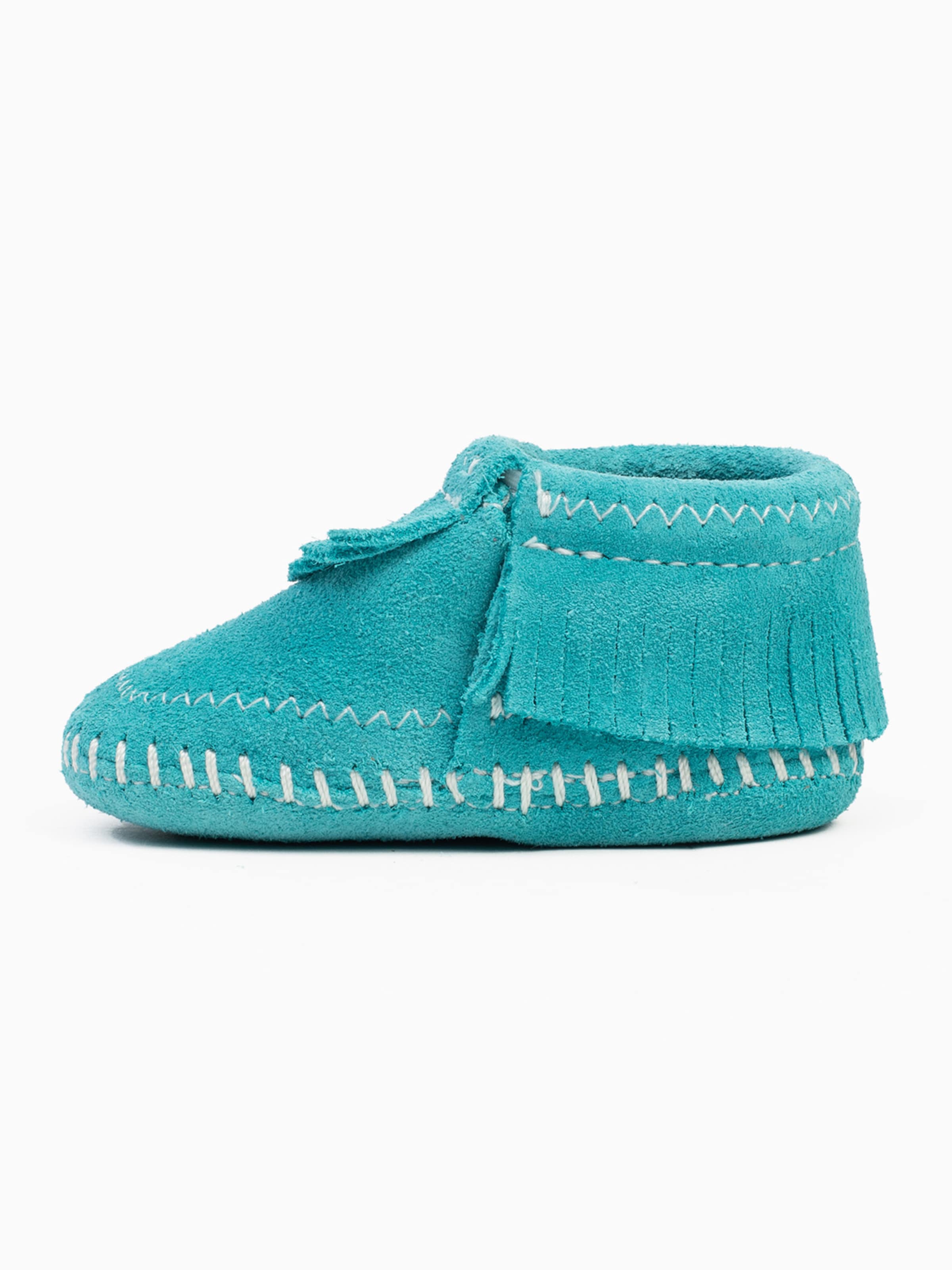 Minnetonka - Botas 'Riley Suede' en azul: frente