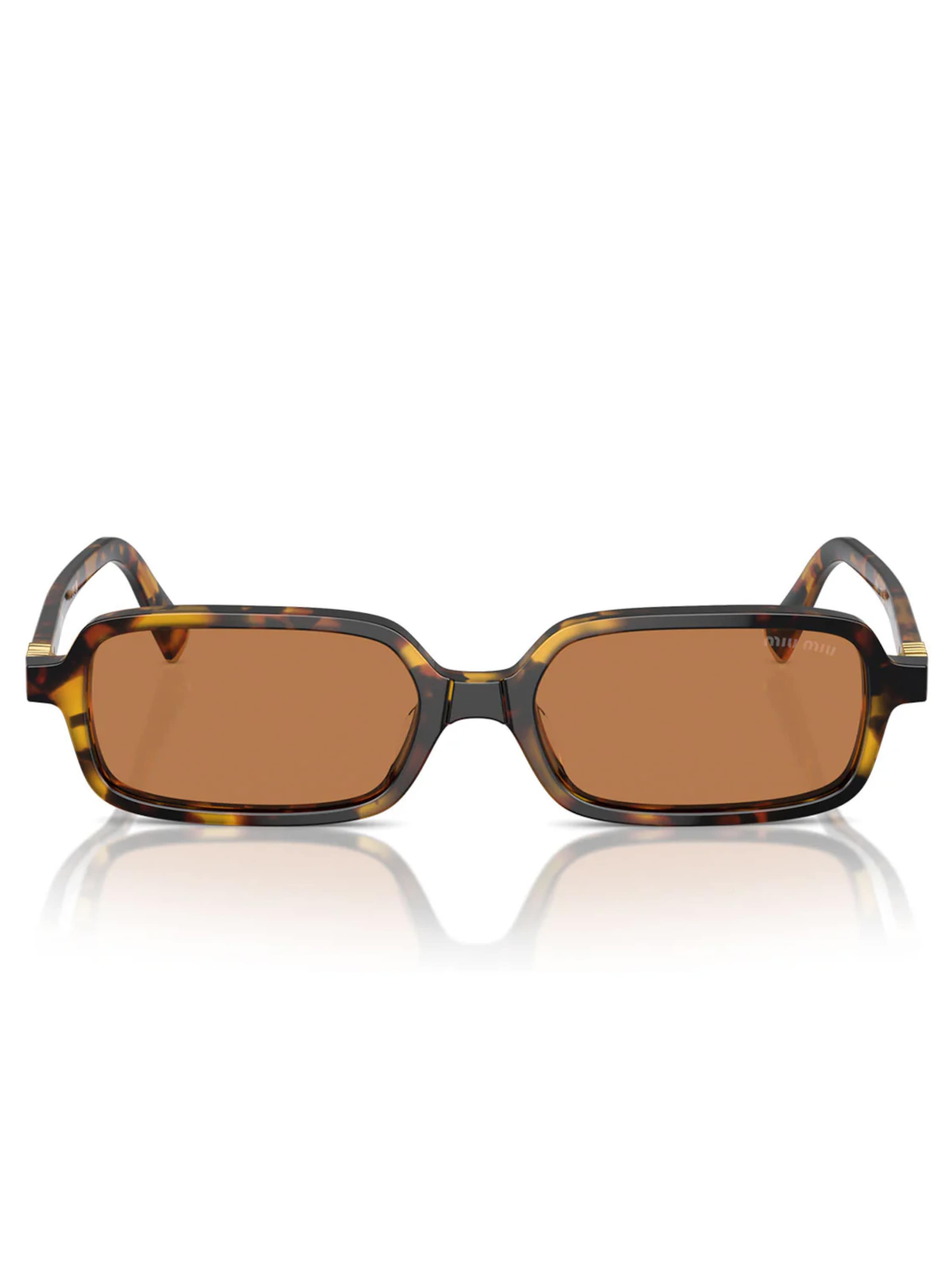 Miu Miu Zonnebril 'Miu Miu  MU11ZS VAU2Z1' in Bruin