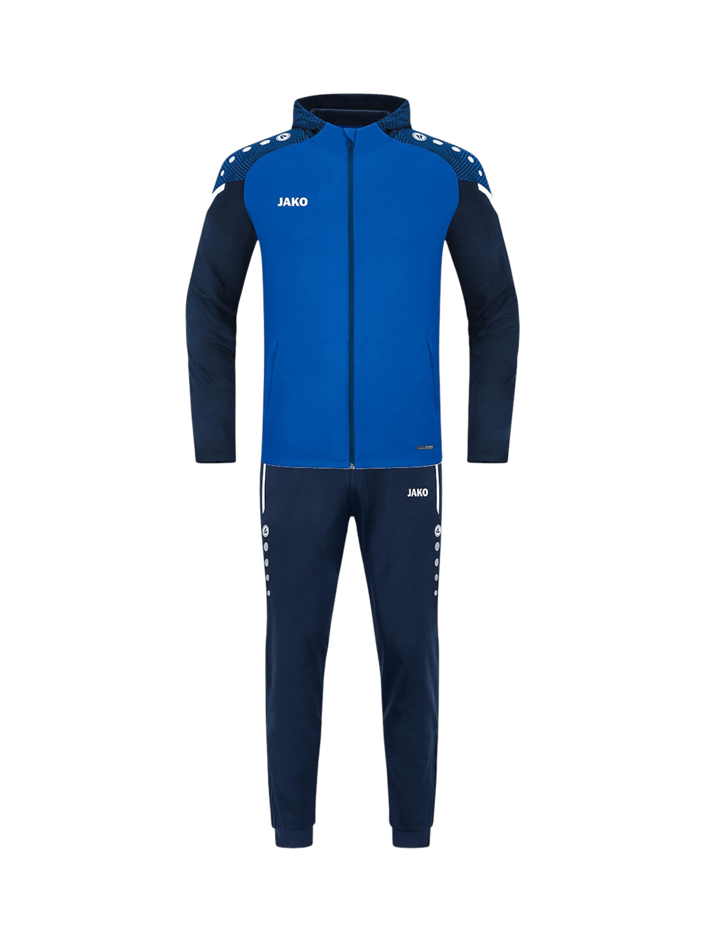 JAKO Trainingsanzug in Blau: Vorderseite