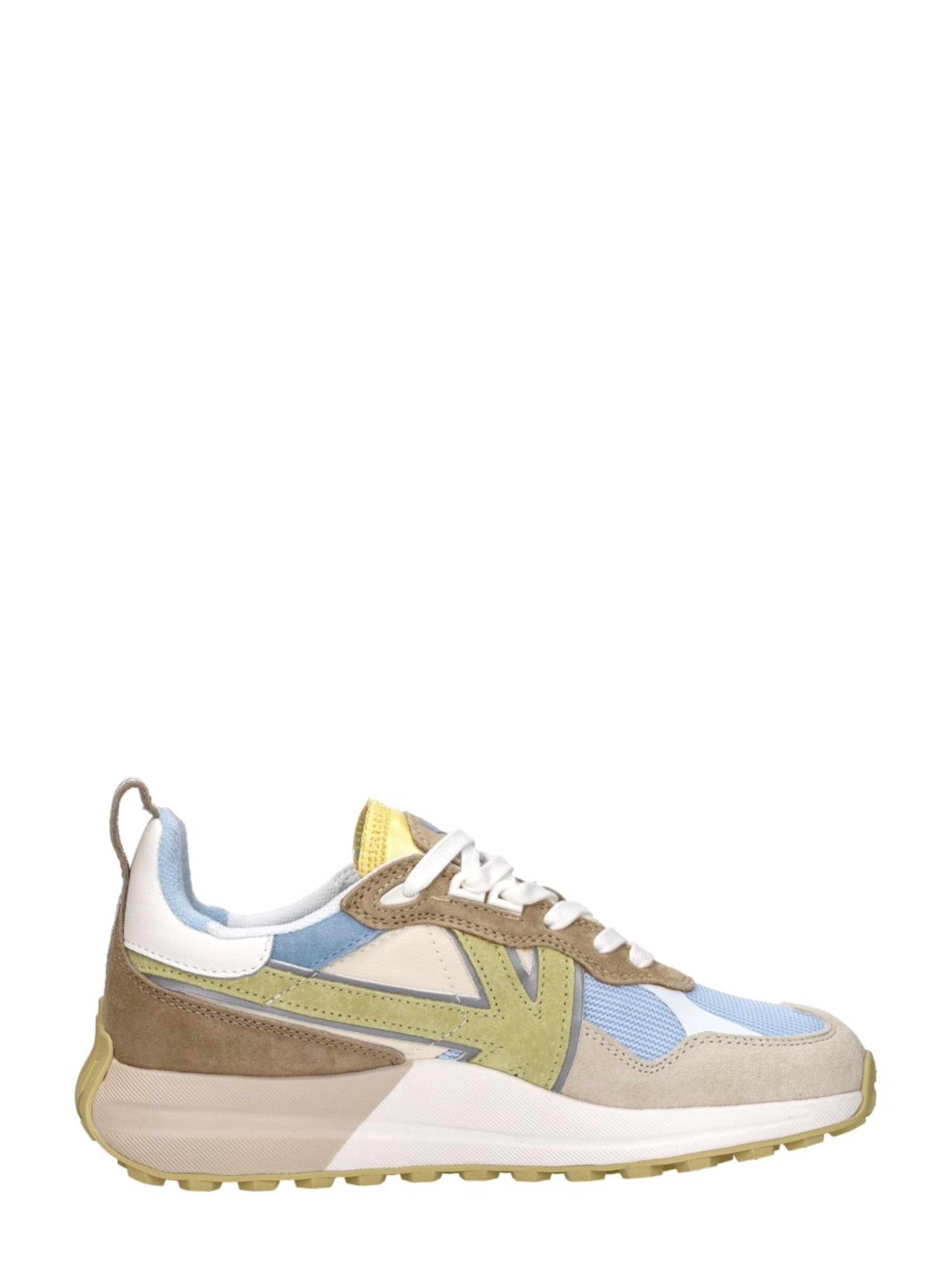 Kaotiko Sneakers laag 'Detroit' in Geel