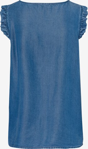 MORE & MORE Bluse in Blau