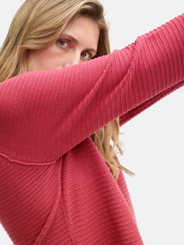 TOM TAILOR Sweater in Red
