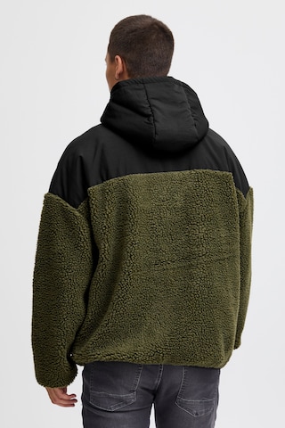 !Solid Fleece jas 'Mark' in Groen