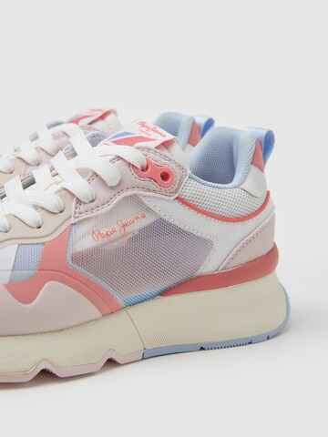 Pepe Jeans Platform trainers 'Brit' in Pink