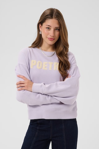 SAINT TROPEZ Bluzka sportowa w kolorze fioletowy: przód