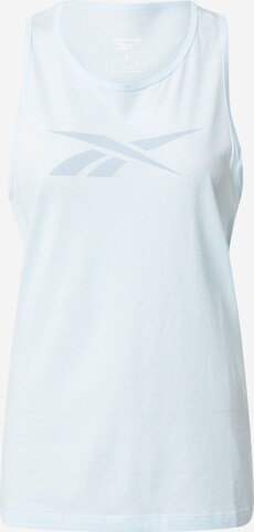 Reebok Sports top in Blue: front