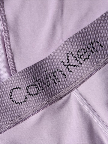 Skinny Pantaloni sportivi di Calvin Klein Sport in lilla