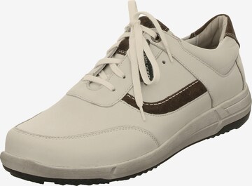JOSEF SEIBEL Athletic Lace-Up Shoes 'Enrico' in White: front