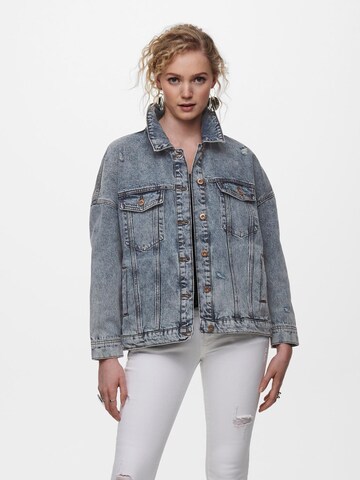 ONLY Jacke 'Safe' in Blau: Vorderseite