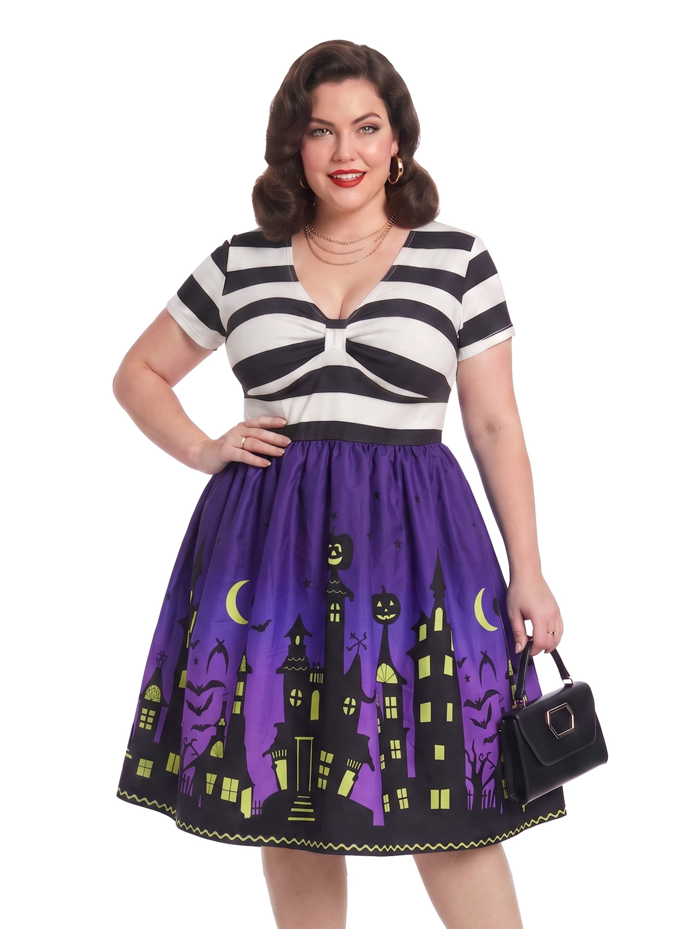 MEETWEE Oversized jurk in Lila