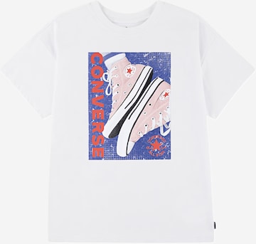 balts CONVERSE T-Krekls: no priekšpuses