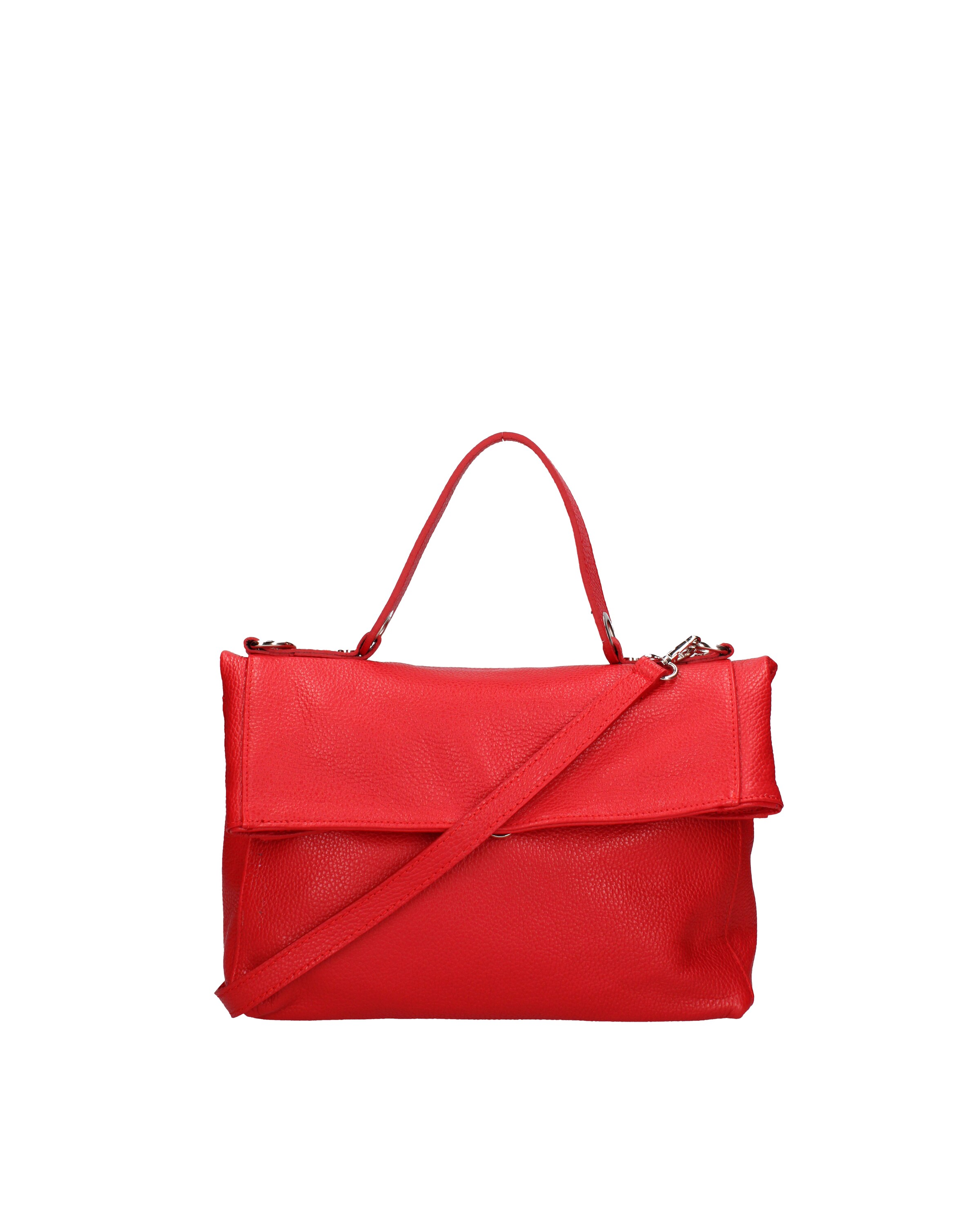 Borsa a spalla di Viola Castellani in rosso: frontale