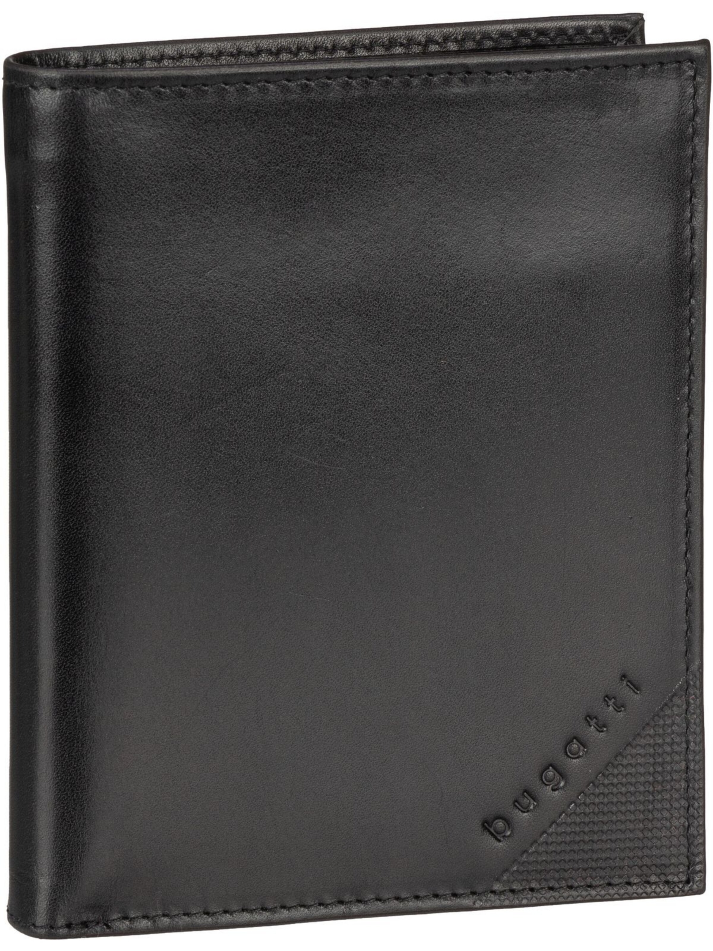 bugatti Wallet 'Nobile' in Black: front