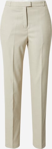 Pantalon à plis ESPRIT en beige : devant