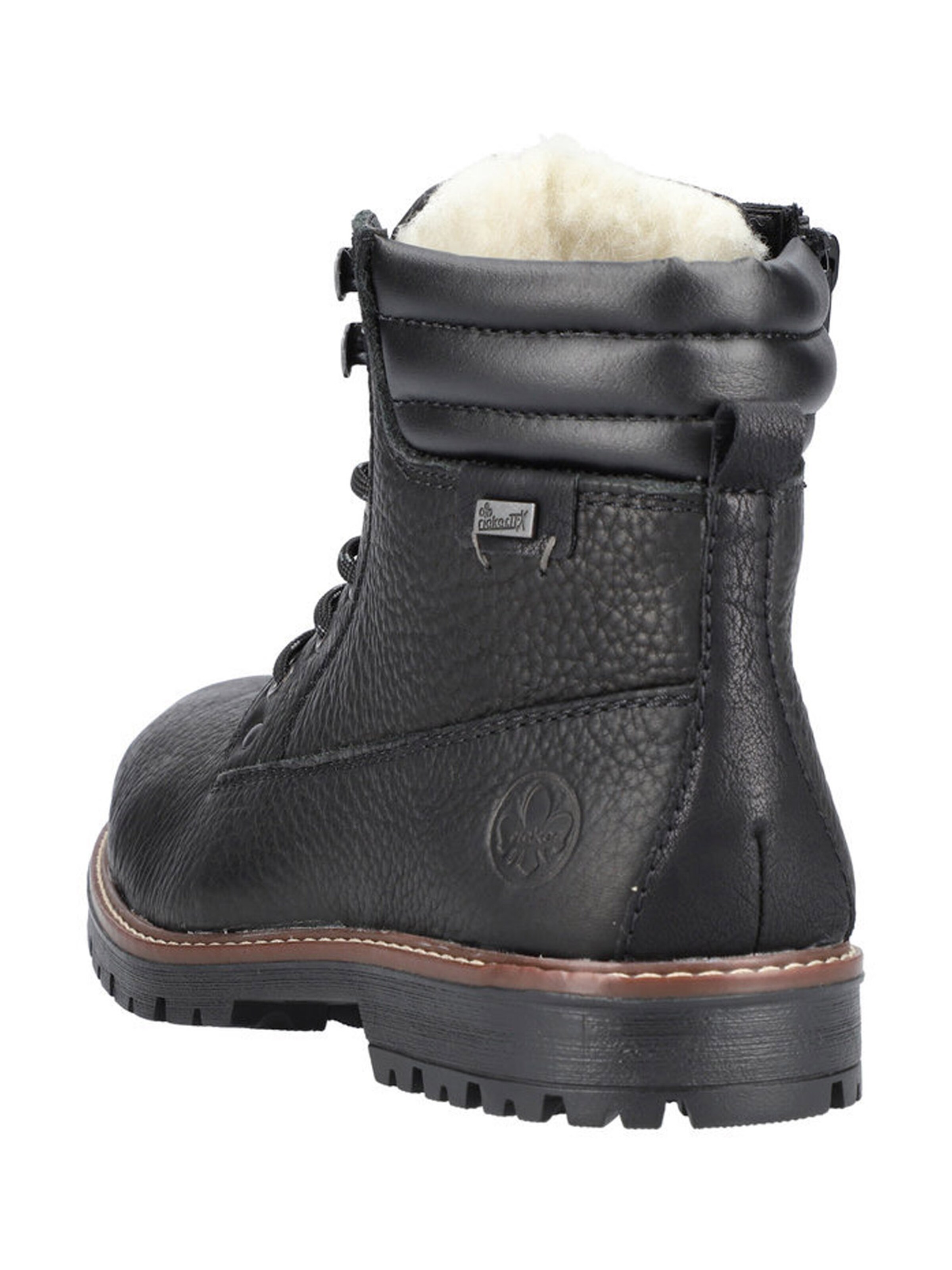 Rieker - Botas com atacadores em preto