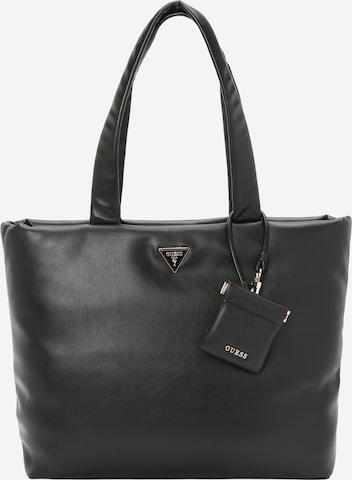 GUESS Ostoskassi 'SUNETRA TECH TOTE' värissä musta: etupuoli