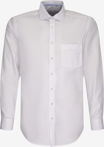 SEIDENSTICKER Regular Fit Hemd in Weiß: Vorderseite