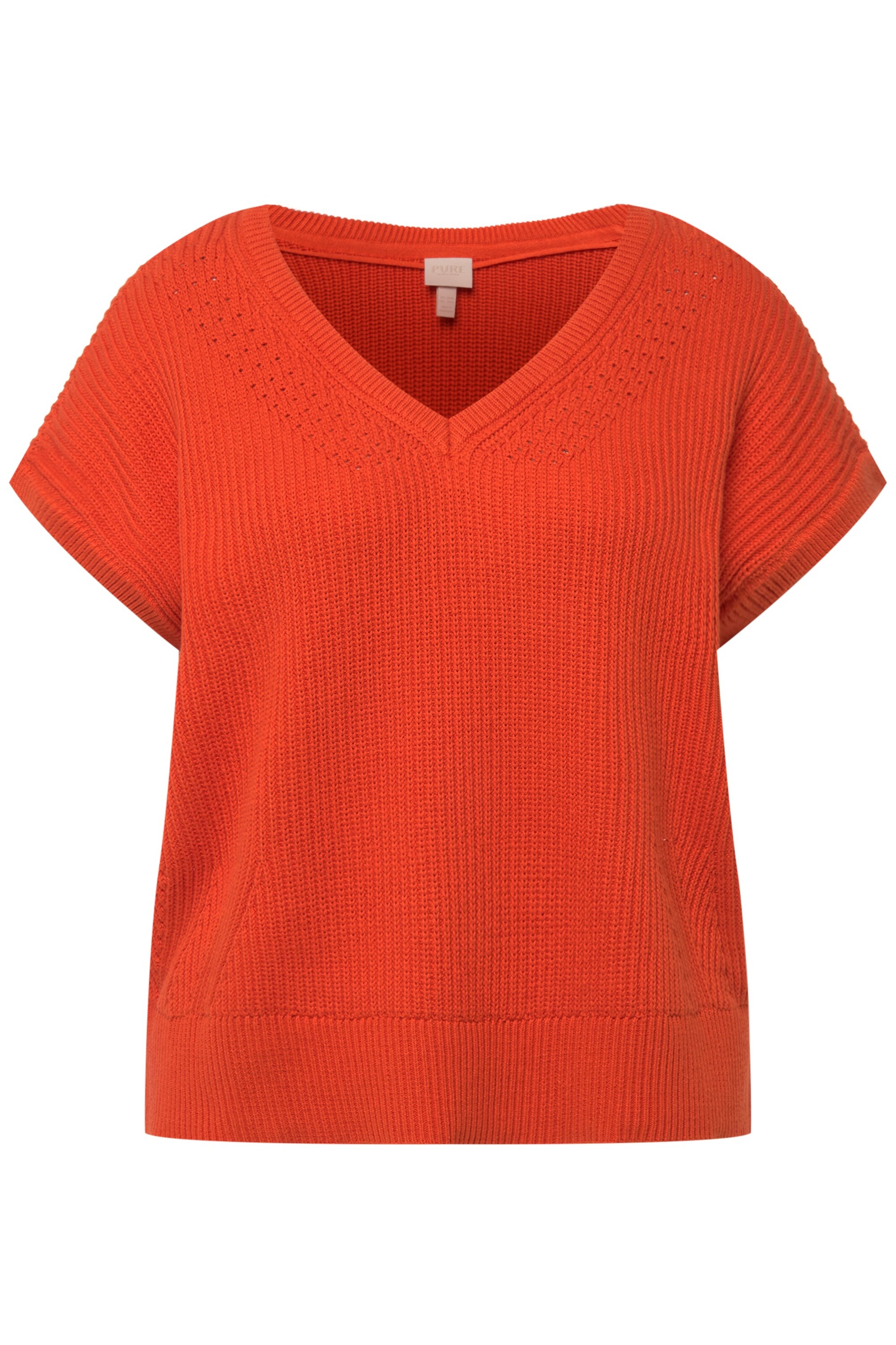 Ulla Popken Trui in Rood: voorkant