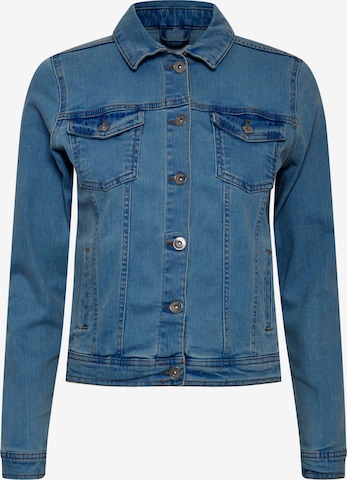 Oxmo Between-Season Jacket 'Fria' in Blue: front