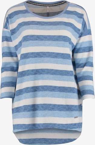 Hailys T-shirt 'Mia' i blå: framsida