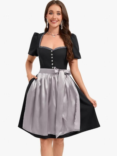 Yesfashion Dirndl‌ in 52 in schwarz, Produktansicht