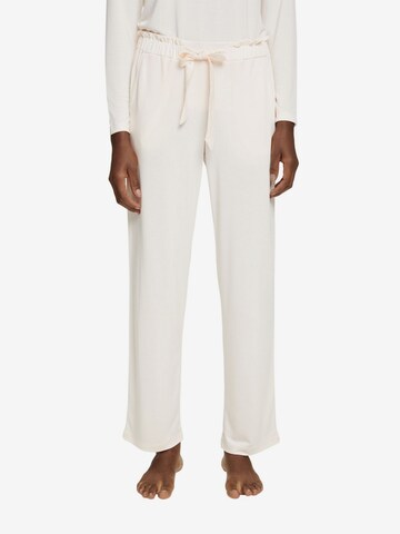 ESPRIT Pyjamabroek in Beige: voorkant