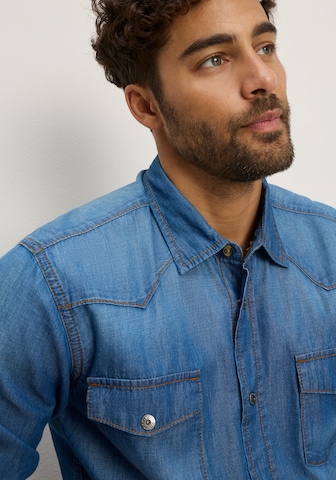ARIZONA Regular fit Button Up Shirt in Blue