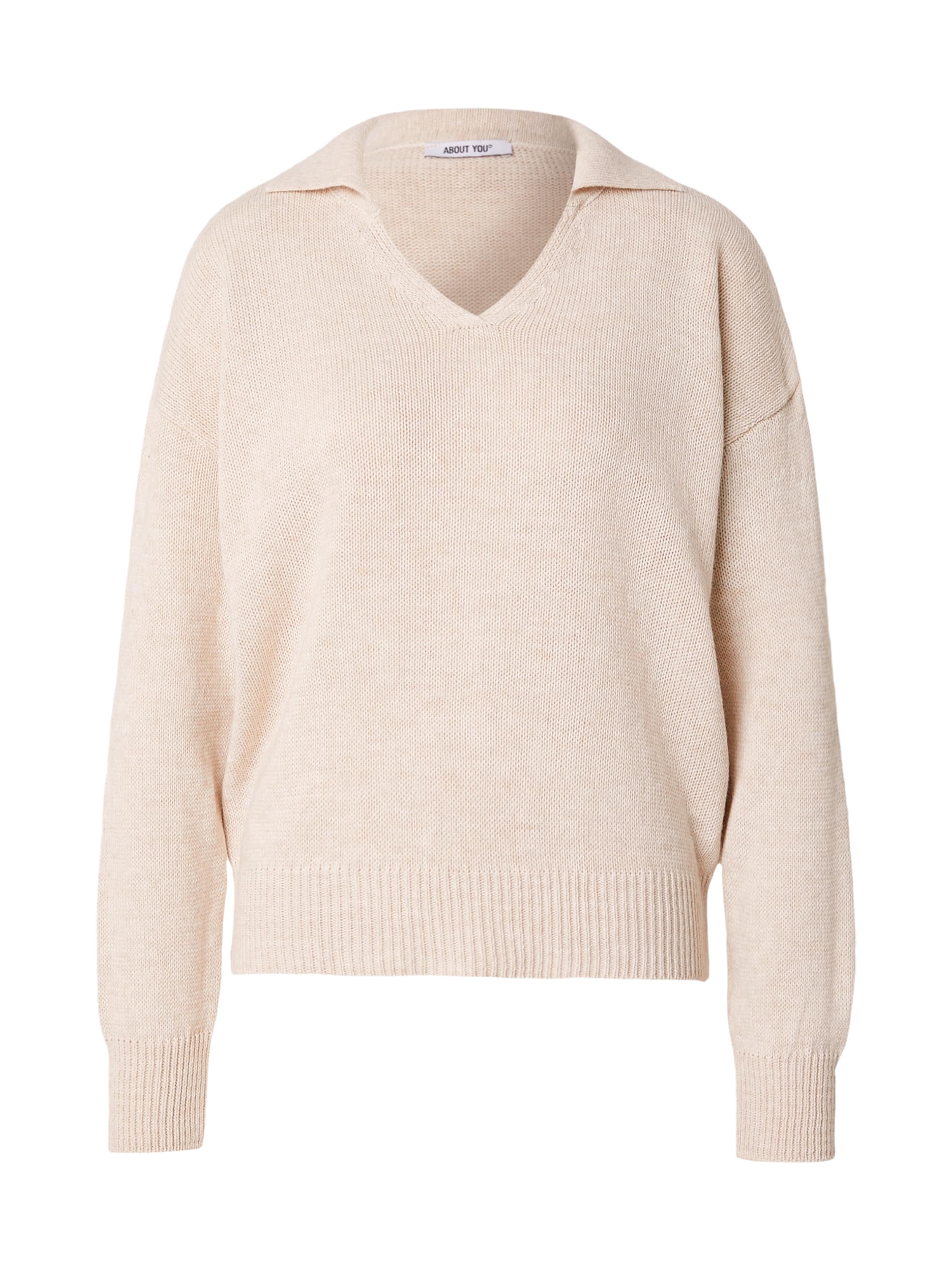 ABOUT YOU Pulóver 'Emelie' - bézs: elől