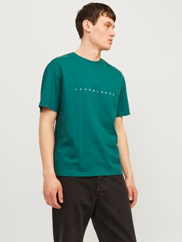 JACK & JONES Tričko 'Star' – zelená: přední strana