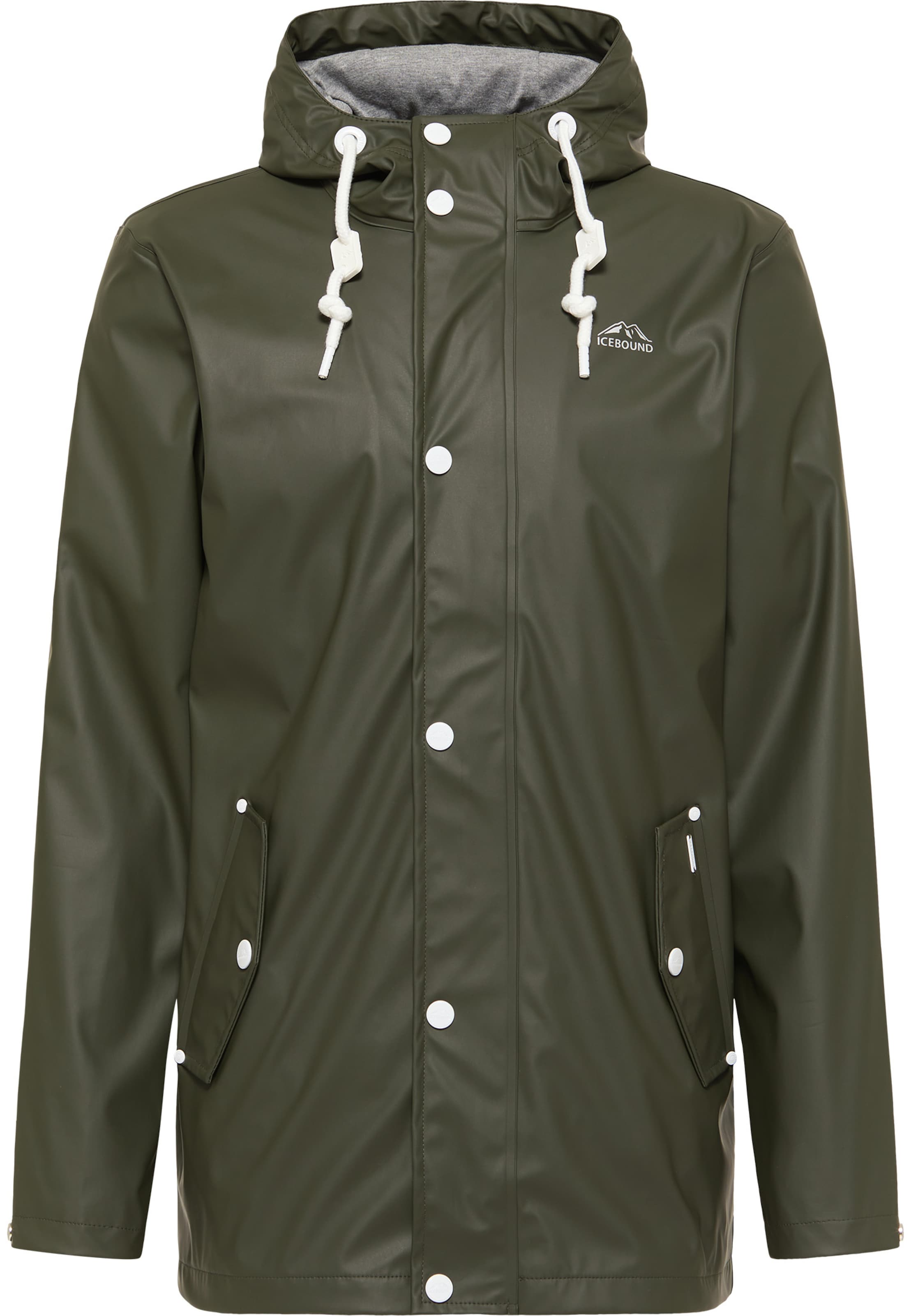 ICEBOUND Funkčná bunda - Zelená: predná strana