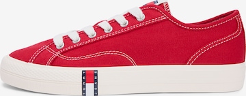 raudona Tommy Jeans Sportbačiai be auliuko: priekis