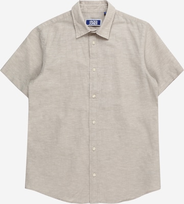 Jack & Jones Junior Regular fit Πουκάμισο σε μπεζ: μπροστά