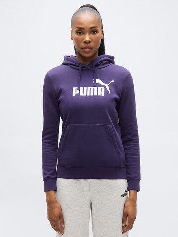 PUMA Athletic Sweatshirt 'ESS No. 1' in Purple: front