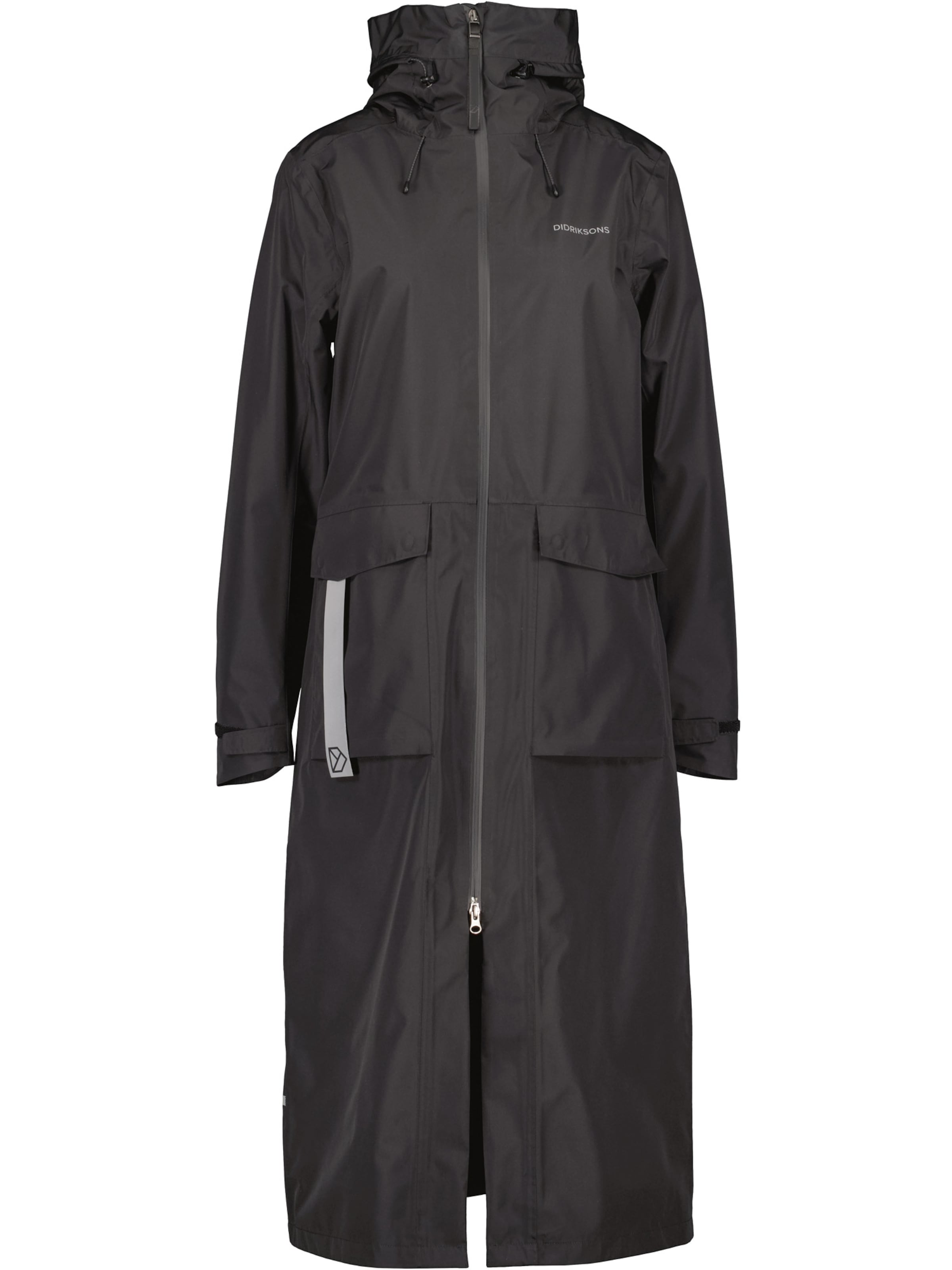Manteau outdoor 'Nadja Wns' Didriksons en noir : devant