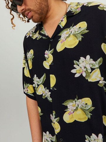 Jack & Jones Plus Comfort fit Overhemd in Zwart