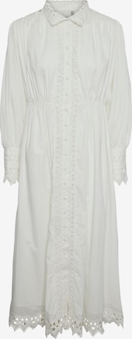 Y.A.S - Vestido camisero 'Trima' en blanco: frente