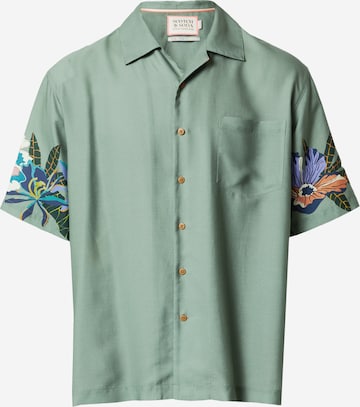 SCOTCH & SODA Regular fit Overhemd in Groen: voorkant