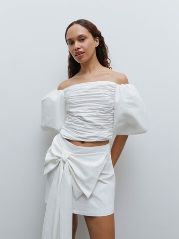 Camicia da donna di Fleur by Kaviar Gauche in bianco: frontale