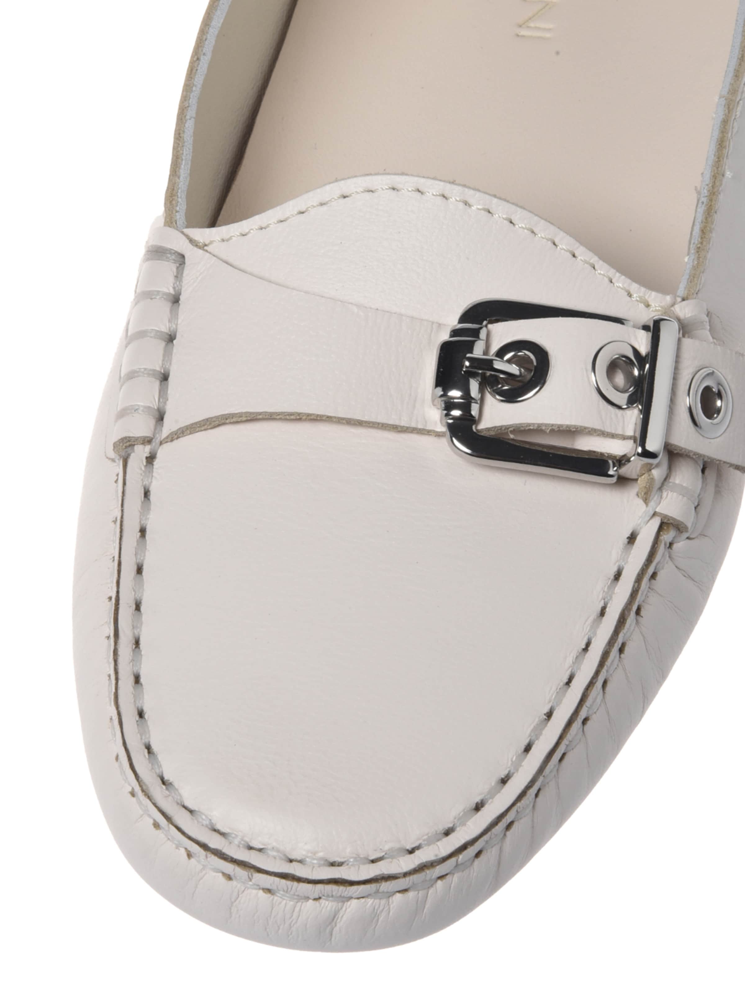 BALDININI Moccasins in White