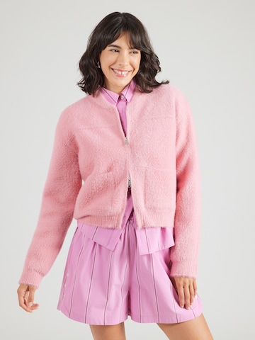 Cardigan 'Bento' RINO & PELLE en rose : devant