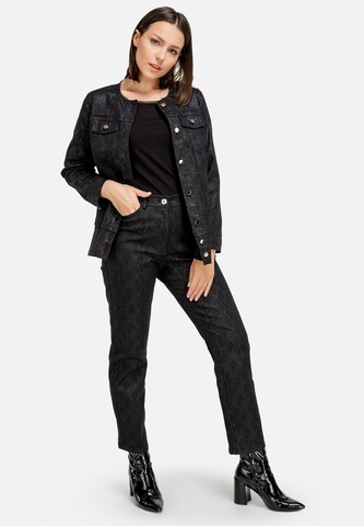 HELMIDGE Jeansjacke in Schwarz