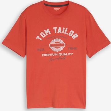 raudona TOM TAILOR Marškinėliai: priekis