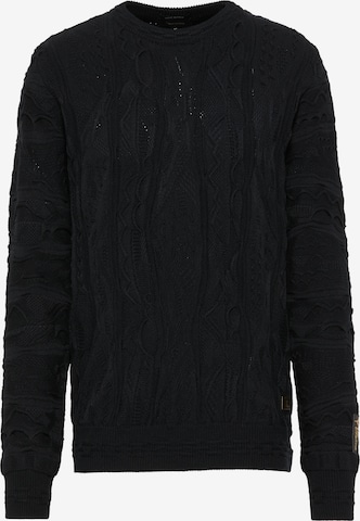 Carlo Colucci Sweater 'Constantini' in Black: front