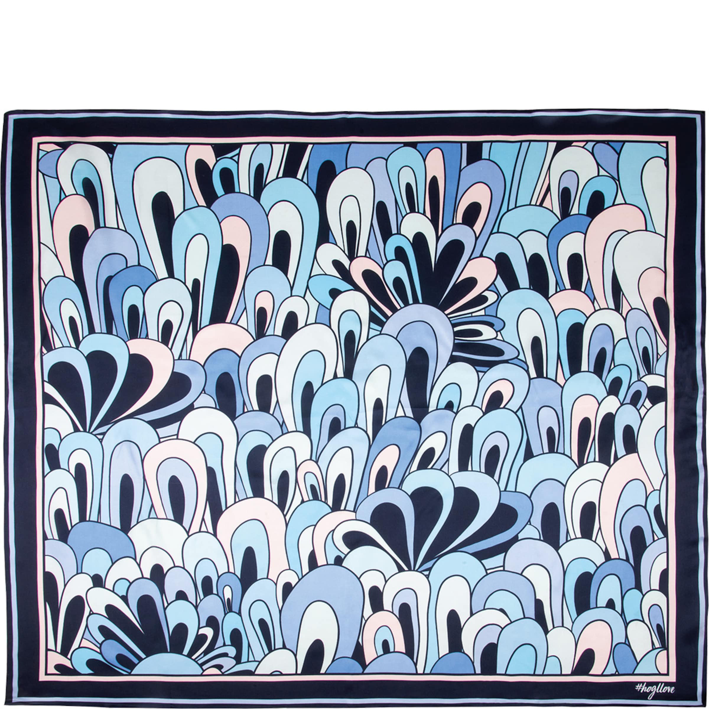 Foulard 'KARREE FOREVER BLUES' Högl en mélange de couleurs : devant