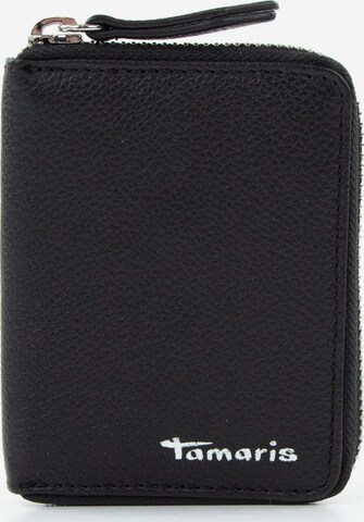 TAMARIS Wallet 'Amanda' in Black: front