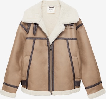 Pull&Bear Between-Season Jacket in Brown: front