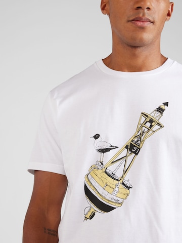 T-Shirt 'Buoys' Cleptomanicx en blanc
