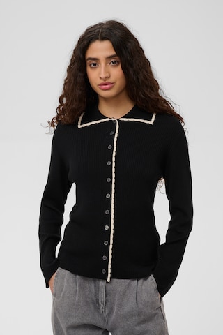 SOAKED IN LUXURY - Casaco de malha 'Lysandra' em preto: frente