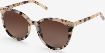 Kapten & Son - Gafas de sol 'Manhattan Sand Tortoise Brown' en marrón: frente